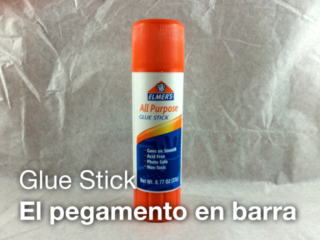 LEAF Spanish Photo Flashcards - Glue Stick / Pegamento en Barra